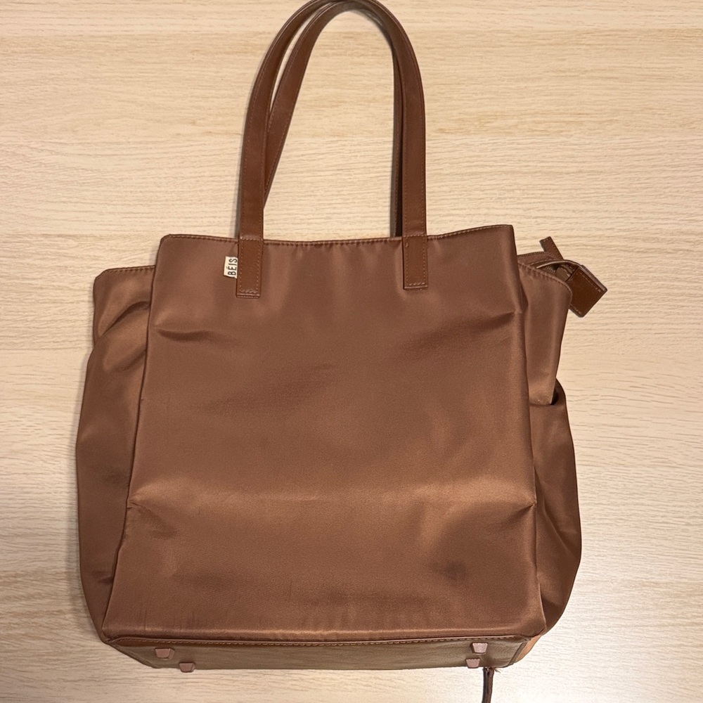 BEIS Brown Tote Bag